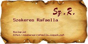 Szekeres Rafaella névjegykártya